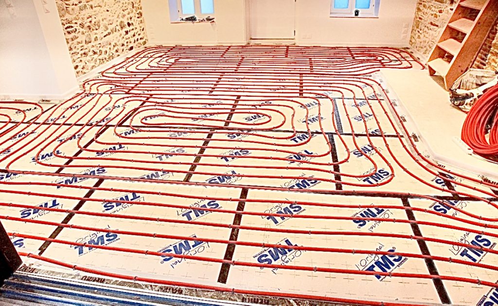 Plancher chauffant eau Installation, branchements — free download